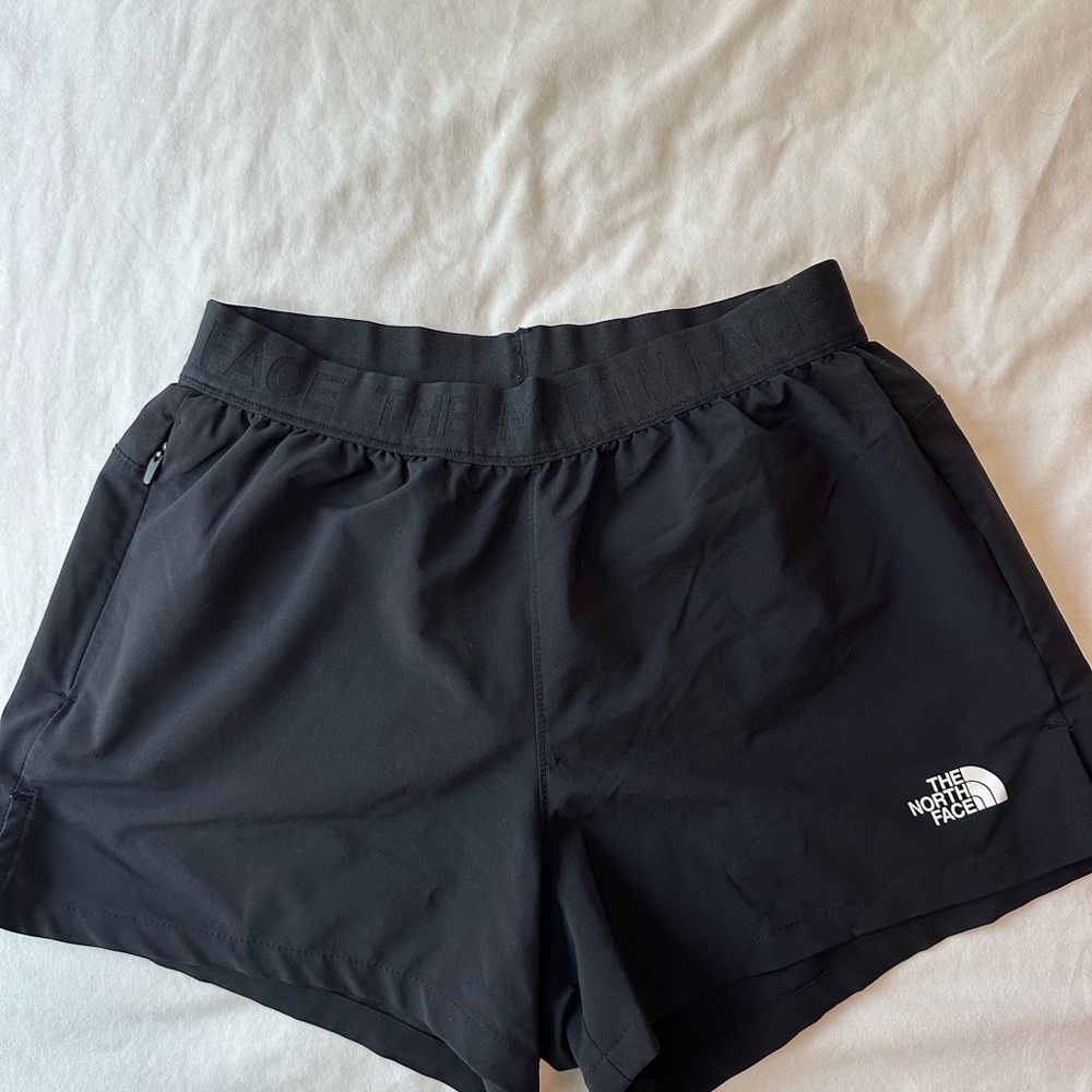 The North Face Black Athletic Shorts Moisture-Wicking Performance